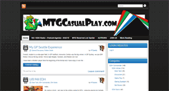 Desktop Screenshot of mtgcasualplay.com
